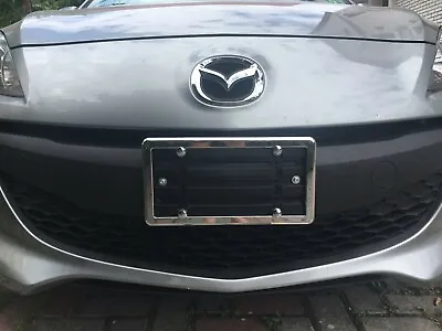 Front Bumper License Plate Mount Bracket + CHROME Frame For MAZDA FREE SHIPPING • $16.10