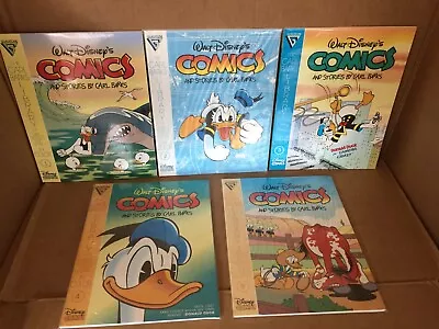 Carl Barks Library Of 5 Walt Disney's #1 2 3 4 & 5 Gladstone Comics Near Mint • $49.95