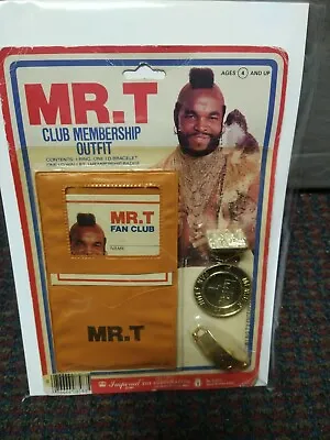 Vintage Mr T Club Member Outfit Imperial 1983 • $55.95