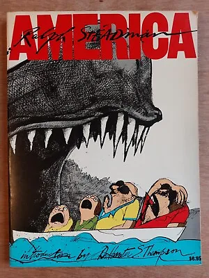 America By Ralph Steadman (Softcover 1974) • £40
