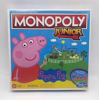 Monopoly Junior Peppa Pig Edition Board Game Brand New Sealed • $14