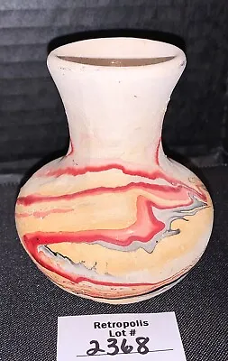 Nemadji Red Swirl Pottery Hand Made Painted USA Pot Southwest 3.5” • $22.80