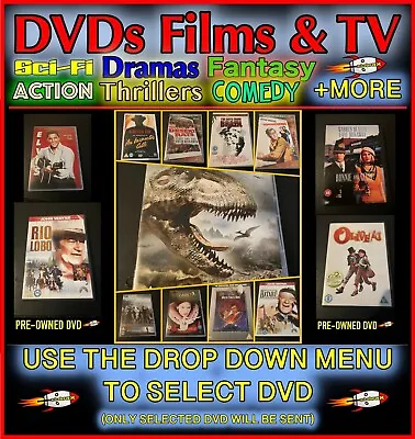 DVDs: FILM & TV FANTASY SCI-FI ACTION DRAMA COMEDY +MORE (Select DVD) PAL R2 • £1.39