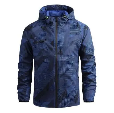 New Fashion Men Sport Hooded Jacket Spring/ Fall Outdoor Casual Coats Loose Gift • $26.50