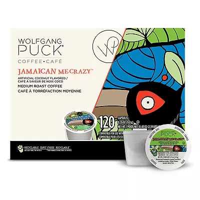 Jamaican Me Crazy Flavored Medium Roast Coffee Keurig K-Cup Brewer Compatible • $99.12