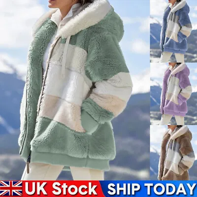 £18.90 • Buy  Women's Warm Long Coat Fur Collar Hooded Jacket Slim Winter Parka Outwear