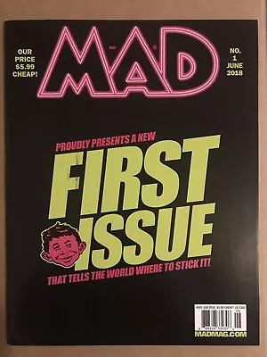 Mad Magazine #1 ~~ June 2018 - NICE COPY - Scarce Censored Cover - RARE-HTF! • $14.99