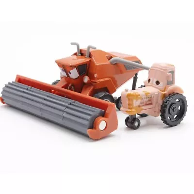 2Pcs Disney Pixar Cars Tractor Frank Harvester Diecast Movie Toy Vehicle Car • $24.99