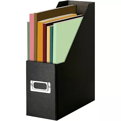 Vaultz Snap-N-Store Magazine File Black • $7.99