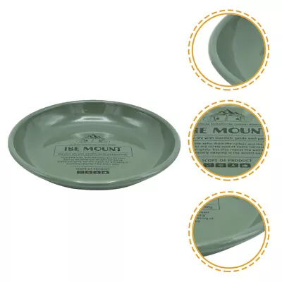  Outdoor Enamel Plate Iron Vintage Salad Metal Camping Plates • £22.39