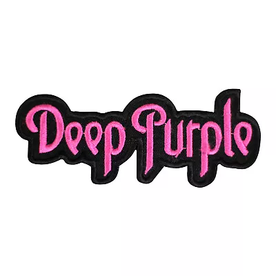 £2.59 • Buy Deep Purple Music Logo Patch Iron On Sew On Embroidered Patch For Shirts