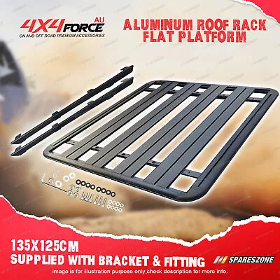 135x125cm HD Al-Alloy Roof Rack Flat Platform For Nissan Navara NP300 Dual Cab • $492.95