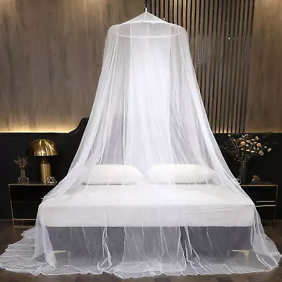 Mosquito Net Bed Canopy For Single To King SizeBedroom Drape Curtains Netting • $26.99