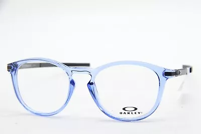 New Oakley Ox8105-2252 Clear Blue Pitchman R Authentic Eyeglasses 52-19 • $132.61