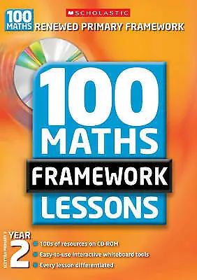 100 New Maths Framework Lessons For Year 2 By Caroline Clissold (2007) • £1.99