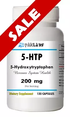 5-htp 5htp 5-Hydroxytryptophan Griffonia Seed Extract 200 Mg Serving 120 Caps • $16.89