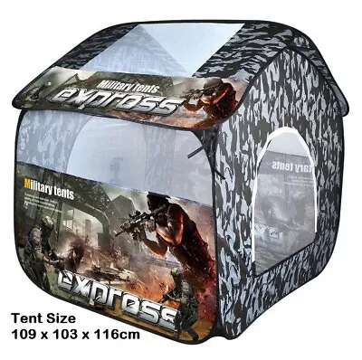 Kids Army Play Tent For Toy Guns Tactical Accessories Boys Play Tent Vest Kit   • $67.50