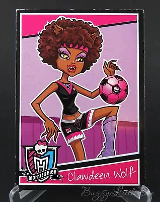 Monster High Trading Card Scream Soccer Club Clawdeen Wolf • $7.49