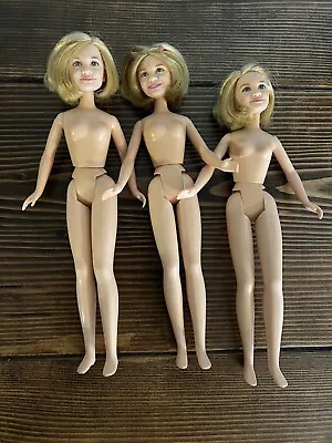 Mary Kate & Ashley Vintage Mattel 1987 Undressed Barbie Dolls Lot Of 3 • $22.99