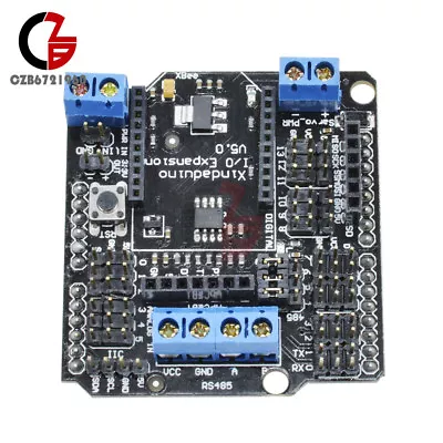$3.52 • Buy V5 I/O Expansion Shield Xbee Sensor Shield SRS485 Bluetooth PWM For Arduino SD