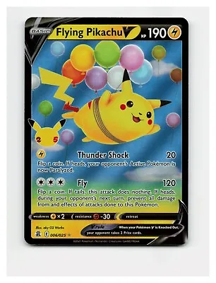 Flying Pikachu V - 006/025 Celebrations 25th Anniversary - Pokemon TCG NM • $1.99