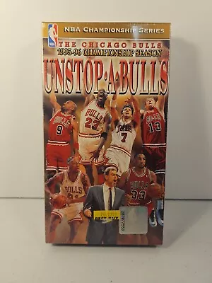 Unstop-a-Bulls: The Chicago Bulls 1995-96 Championship Season (VHS 1996) • $5.99