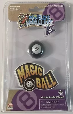 World's Smallest Magic 8 Ball Mini Retro Vintage Mattel Question Answer Toy Game • $10.95