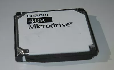 4GB Hitachi CompactFlash Type 2 NON-WORKING 1  Microdrives Will Not Format • $5.95