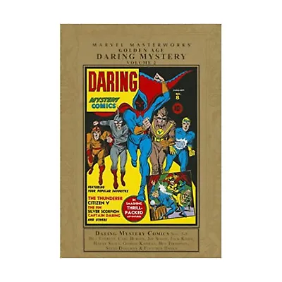 $74.95 • Buy Marvel Comics Golden Age Masterwork Volume 2 - Daring Mystery Comics SW