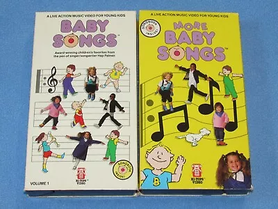 2 VHS Lot: BABY SONGS & MORE BABY SONGS (1987 Hi-Tops Video) ***Rare OOP!*** • $19.99