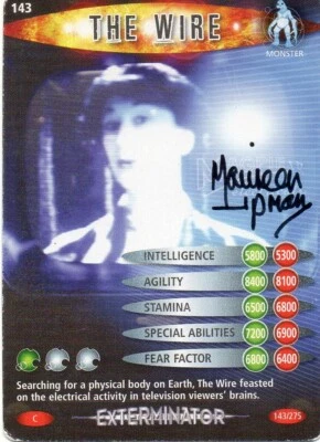 £7.99 • Buy Maureen Lipman Autograph - Signed 3.5 X 2.5 Doctor Who Trading Card - AFTAL