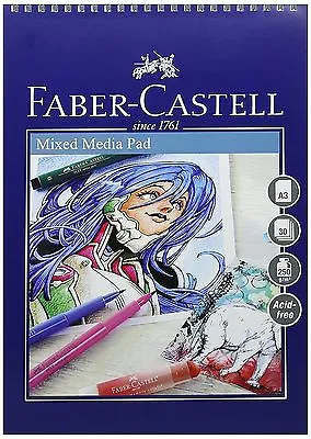 Faber Castell Mixed Media Pad - Pastels Pens Gelatos Watercolour. Choose A4 / A3 • $31.11