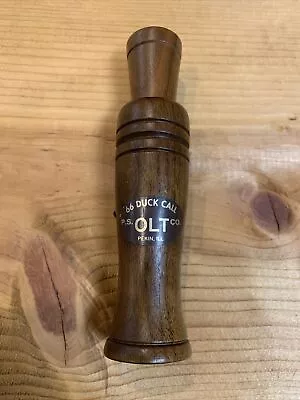 Vintage P.S. Olt Co. 66 Duck Call Pekin Illinois  - Wood  5- 1/2” Long • $22