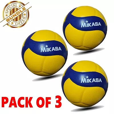 MIKASA V200W 2019 FIVB Beach VOLLEYBALL Official Size 5 (PACK OF 3 BALLS) • $80