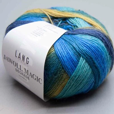 $9.62 • Buy Lang Yarns Jawoll Magic Degrade 106 - Ll 1312 4/12ft/3.5oz - Nadelstärk