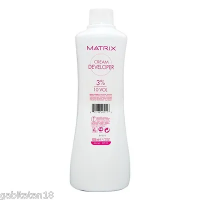 Matrix Cream Developer 3%- 6%- 9%-12% 1 Liter 33.8 Oz • $34.90