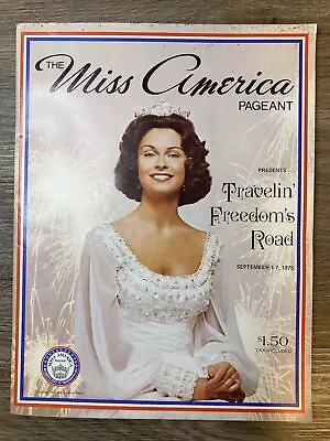 1975 Miss America Pageant Program Atlantic City NJ Travelin’ Freedom’s Road • $11.69