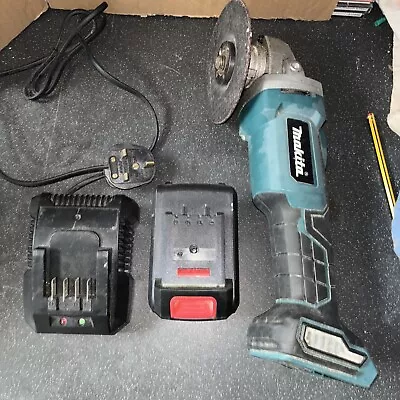 MAKITA DGA456 18V BRUSHLESS  ANGLE GRINDER With Battery And Charger • £114.99