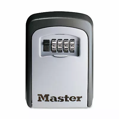 Lock Box 5401D 5-Key Locking Combination Steel Box - Black/Silver • $90