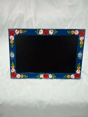 £8 • Buy Blue Chalk Memo Board Roses And Castles Hand Painted Barge Ware #01
