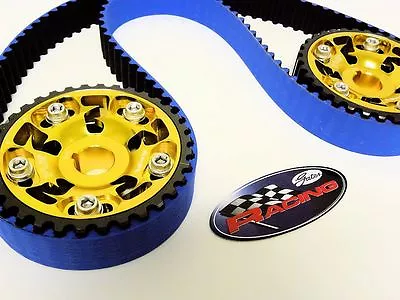 Vms 92-96 Honda Prelude Si H23 Gates Racing Timing Belt T216rb 2 Cam Gears Gold • $239.95