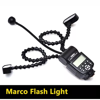 Kakas Macro Twin Lite K-808 Speedlight With Dual Flash Ligh For Canon Sony Nikon • $169