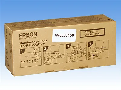 Genuine Epson Pro 4800 4880 C12c890191 Maintenance Tank Box 7600 7800 7880 7890 • $69.91