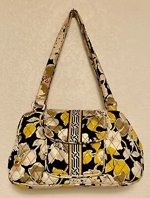  VERA BRADLEY Edie Satchel Quilted Handbag In DOGWOOD • $19.99