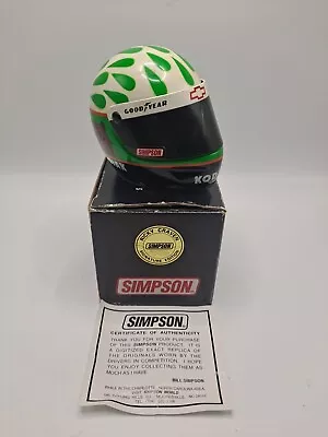 Kodiak Nascar 1996 Simpson Mini Helmet Signature Edition - Ricky Craven • $20.99