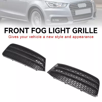 2PCS Front Bumper Fog Light Cover Grill Grille Fit Audi A1 8X 2015-2018 AU • $115.81