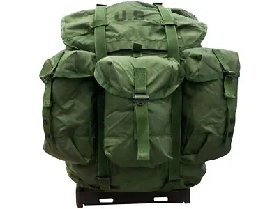 U.S. Armed Forces Medium Alice Pack Used W/Frame - Olive Drab • $110.84