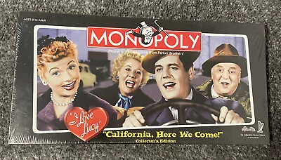 I Love Lucy MONOPOLY California Here We Come Collector’s Edition 2005 NEW SEALED • $84.51