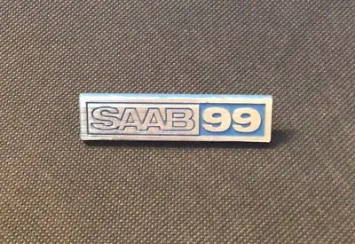 Saab 99 - Vintage Metal Car Badge / Emblem - 65 X 26  Mm • £7.99