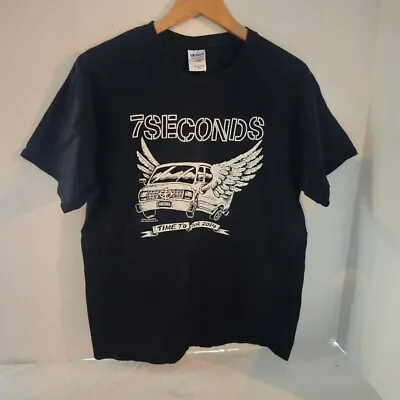 7 Seconds Concert T Shirt/ Ready To Tour 2014 Men's Size Large/ Harder To Find • $139